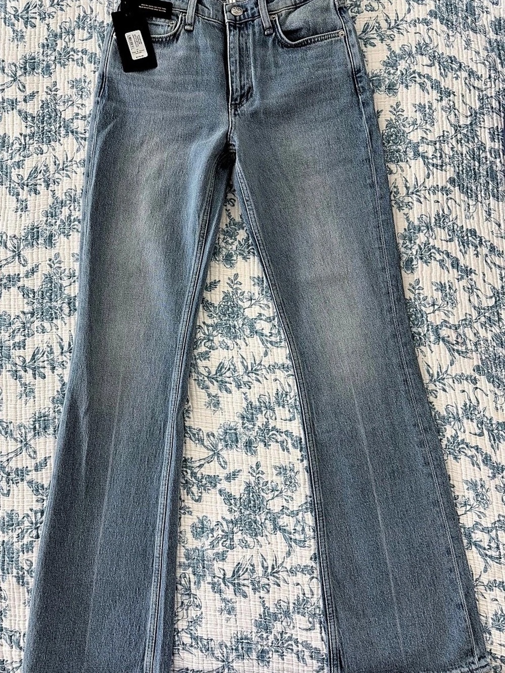 rag & bone The Peyton Mid-Rise Bootcut Jeans in Blue Waist 27 NWT